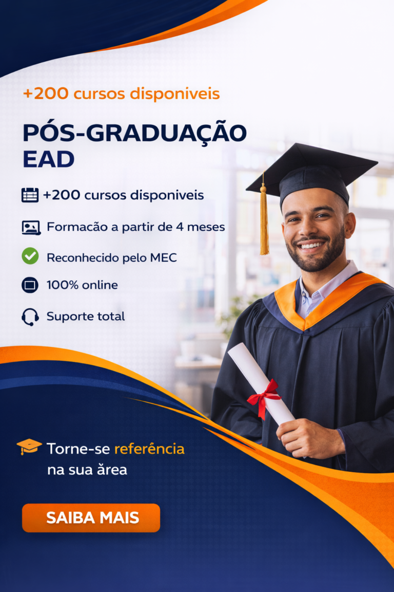Formação de pós-graduação 100% online