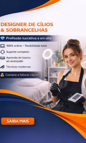 Curso online de design de cílios